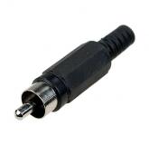  - REXANT Разъем Штекер RCA "Черный" (14-0404)