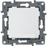 - Legrand Etika Бел Выключатель 1-клавишный 10А, винт. клем. 672201