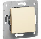  - Legrand Etika Крем Выключатель 1-клавишный 10А, винт. клем. 672301
