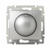  - Legrand Valena Алюминий Светорегулятор поворотный 40-400W для ламп накаливания (вкл поворотом) (770261)