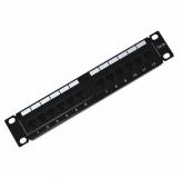  - REXANT Патч-Панель 10" 12 гнёзд RJ-45 Cаt.5e Dual IDC ( монтаж в стойку) (04-0025)