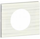  - Legrand Celiane2 Corian Белый Рельеф Рамка 1-я (2 мод) (069011)