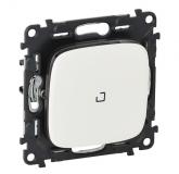  - Legrand Valena ALLURE DIY Белый переключатель 1-клавишный с подсветкой 10А 250В (752726)