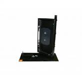  - Hyperline FO-19R-1U-3xSLT-W140H42-24UN-BK