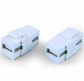  - Hyperline KJ1-USB-A2-WH