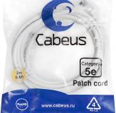  - Cabeus PC-UTP-RJ45-Cat.5e-3m-WH-LSZH