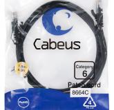  - Cabeus PC-UTP-RJ45-Cat.6-1.5m-BK
