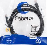  - Cabeus PC-UTP-RJ45-Cat.6-3m-BK