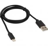  - REXANT USB кабель для iPhone 5/6/7 моделей шнур 1М черный (18-1122)