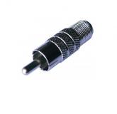  - ELETEC Переход штекер RCA - гнездо F (F20)