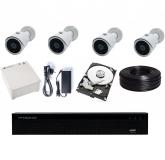  - IPTRONIC Комплект AHD дача/коттедж 2Tb Bullet-Dome Kit 4 ИБП