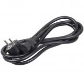  - Ripo Кабель питания 1.8м, Schuko-C13 (3*0.75 mm2) 10A, черный, угловая вилка, с заземлением