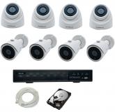  - IPTRONIC Комплект IP дом/дача Bullet-Dome Kit 4-4