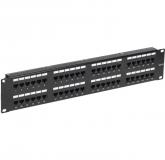  - Панель коммутационная с кабельными органайзерами 19", 2U, 48 портов, RJ-45, CAT 6, UTP REXANT PRO (02-0232)