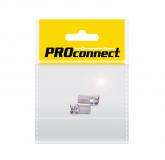  - Разъем антенный на кабель, штекер F для кабеля RG-6, (2шт) (пакет) PROconnect (05-4003-6-8)