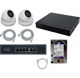  - IPTRONIC IP Dome Квартира 2Tb Kit 2-1